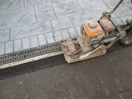 Clean driveway ready for sealing